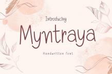 Myntraya Font Free Download OTF TTF | DLFreeFont