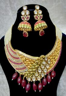 Bridal choker necklace Upto 90% OFF:  Babosa Sakhi Choker Designs