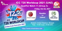 ICC T20 worldcup Namibia vs Ireland match centre - cricwindow.com 