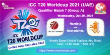 ICC T20 worldcup Namibia vs Netherlands match centre - cricwindow.com 