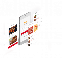 Get our advanced food ordering app right now!