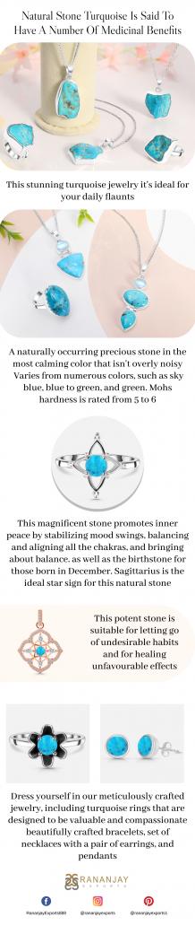 Natural Stone Turquoise Is Said to Have a Number of Medicinal Benefits