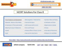 NCERT Solutions For Class 8