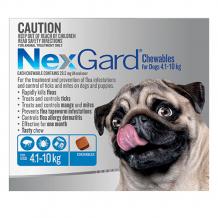  Buy Nexgard Chewables For Dogs 4.1 - 10 Kg (Blue) - Free Shipping