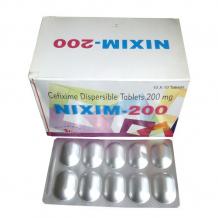 Nixim-200 Tablet, Cefixime Dispersible Tablets 200 Mg - Schwitz Biotech