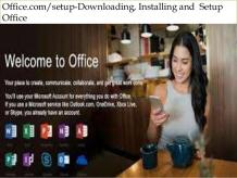 Office.com/setup-Downloading, Installing and Setup Office