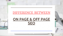 ON page vs off page difference