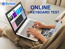 Online keyboard test