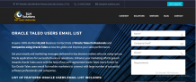 Oracle Taleo Users Email List