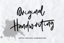 Original Handwriting Font Free Download OTF TTF | DLFreeFont