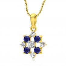 Buy Gemstone Pendants Designs Online Starting at Rs.8141 - Rockrush India