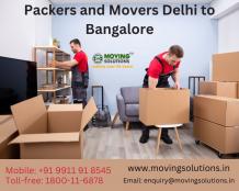 Packers and Movers Delhi to Bangalore