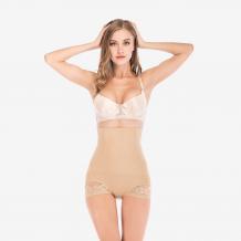 Padded Bottom Underwear Tummy Control Shaper with Lace | Sayfutclothing