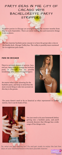 Party Ideas in the City of Chicago with bachelorette party strippers