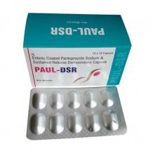 Paul-Dsr Capsule, Pantoprazole 40 Mg + Domperidone 30 Mg Capsules - Schwitz Biotech