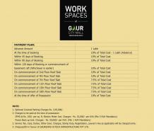 Gaur City Mall Work Spaces Payment Plan