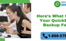 What to do if Getting your QuickBooks backup failed 
