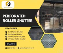 perforated roller shutter