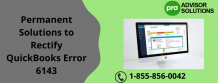 Permanent Solutions to Rectify QuickBooks Error 6143 | Helps For Tech