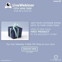 Personalize your store with Builderfly’s next webinar - 12 June 2020 - Blog - Personal site