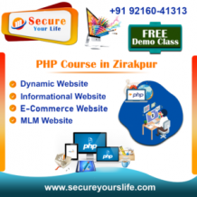 PHP Course in Zirakpur | PHP Training in Zirakpur | Secure Yours Life
