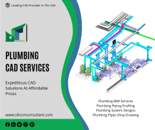 Plumbing BIM Services - Plumbing Piping Drafting - Plumbing Design Drafting - Plumbing Pipes Shop Drawing