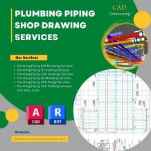 Plumbing Piping Shop Drawing Outsourcing Service Provider
