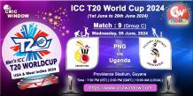 Papua New Guinea vs Uganda ICC T20 World Cup 2024 Live - cricwindow.com 