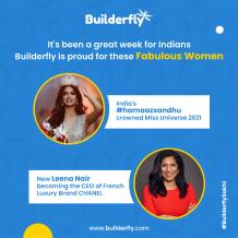 It&#039;s been a great week for Indians. Builderfly is proud for these fabulous women