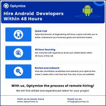 Hire Vetted Android Developers Within 48 Hours | Optymize