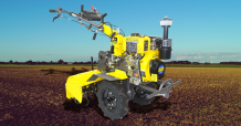 Power weeder role in agricultural field for cultivating crops