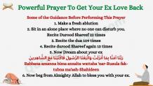 Powerful Prayer To Get Your Ex Love Back - Quraninuskhe.com