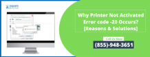 Do You Know What Causes QuickBooks printer error code 20?