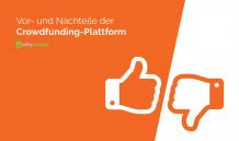 Vorteile Und Nachteile Von Crowdfunding-Plattform