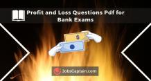 Profit and Loss Questions Pdf for Bank Exams [Download Free]