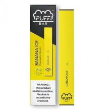 Puff Bar 5% BANANA ICE Disposable Pod Device | Vape Density Canada