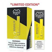 Puff Bar Disposable Pod Device BANANA ICE - Wholesale Vapor Supplies | USA Vape Distributor