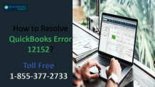 How to Fix QuickBooks Error 12152? | 1-855-377-2733