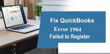 Fix QuickBooks Error 1904 