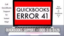 QuickBooks Error 41 Easy Repair Methods - Fix QB pdf errors instantly!