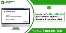 Easy ways to fix QuickBooks Error 80029c4a