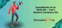 QuickBooks Error 6000 83