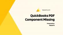 quickbooks pdf component missing
