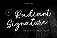 Radiant Signature Font Free Download OTF TTF | DLFreeFont