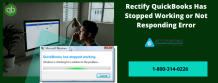 Rectify QuickBooks Has Stopped Working or Not Responding Error &#8211; Site Title