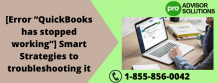 [Error “QuickBooks has stopped working”] Smart Strategies to troubleshooting it - ZumaShare.com