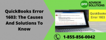 QuickBooks Error 1603: The Causes And Solutions To Know &#8211; qb proadvisor experts