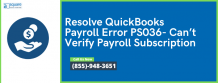 We can't verify your payroll subscription | Fix Now | 8559483652