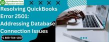 Resolving QuickBooks Error 2501: Addressing Database Connection Issues