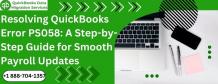 Resolving QuickBooks Error PS058: A Step-by-Step Guide for Smooth Payroll Updates